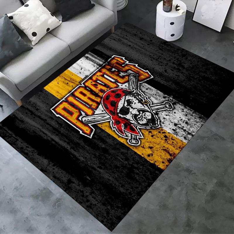 Pittsburgh Pirates Carpet Rug for Living Room Bedroom Home Sofa Decoration,Kids play Non-slip Floor Mat
