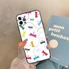 Floral Colorful Dragonfly Case For iPhone 17 Air 14 16 15 11 12 13 Pro Max 12 mini XR 15 16 Plus 16e Back Cover Shell