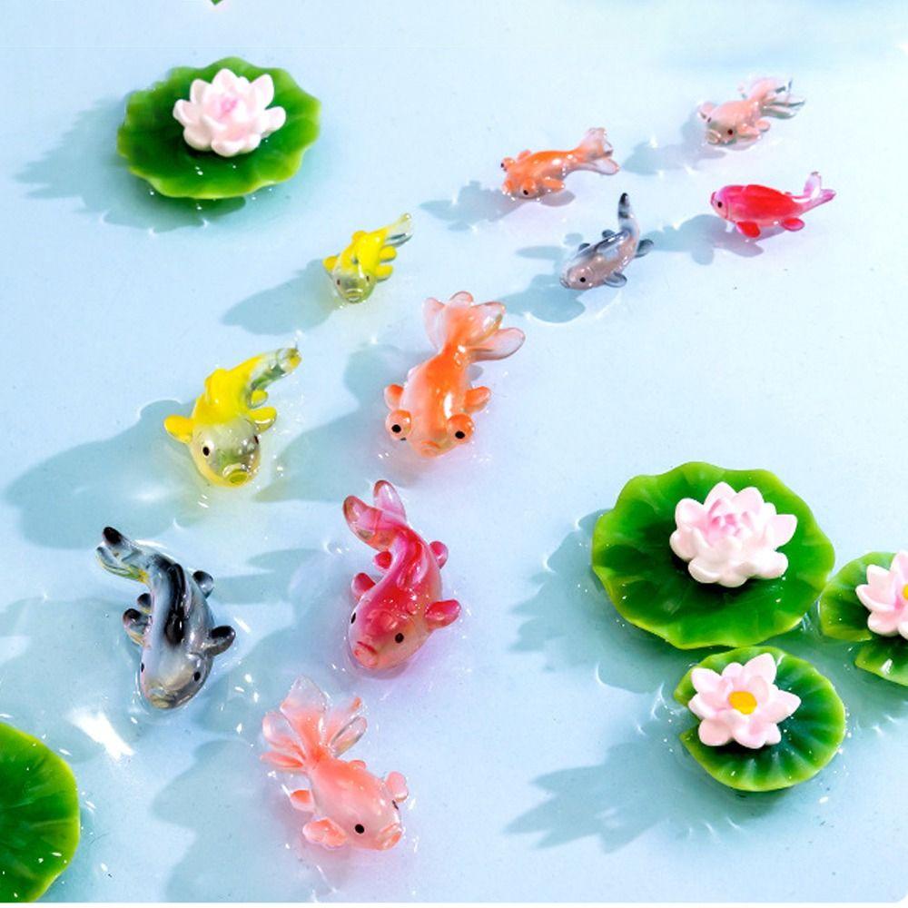 Симпатичные украшения для маленьких рыбок своими руками, аксессуары для украшения аквариума, маленькие украшения