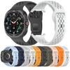 Мягкий силиконовый ремешок для Samsung Galaxy Watch Ultra 2025, спортивный ремешок с зазорами для Galaxy Watch 47 мм Ultra, аксессуары.
