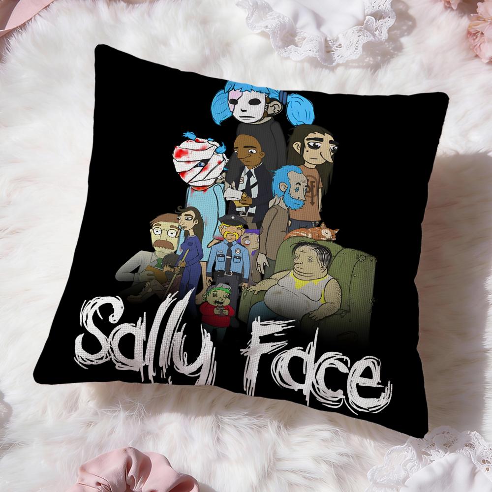 Полоса S-Sally F-Подушка-чехол для лица Premium Comfort Двусторонняя наволочка - Дизайн «Два в одном» для любой комнаты и салона автомобиля