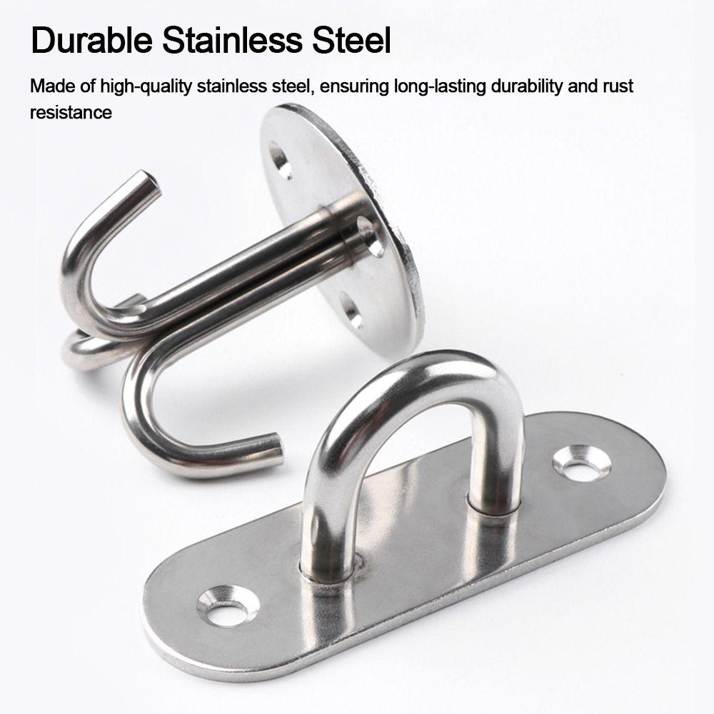 1Pcs U/J-Shaped Wall Hook Plate Deck Door Buckle New Ceiling Mount Hanger  for Fan Lamp