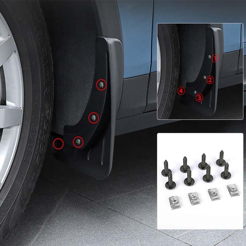 2007 2008 2009 2010 For Porsche Cayenne Mudguard Fender Mud Flap Guards Splash Mudflaps Car Accessories Front Rear 4pcs