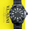 Pro Diver Big Case 50m Waterproof Black Dial Black Stainless Steel Invicta [Invicta] Men's IN-46895 [Товар]