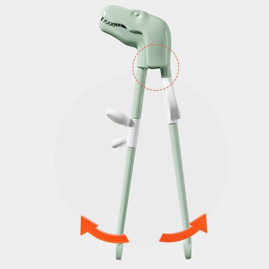 1 Set Baby Chopsticks Cute Interesting Portable Dinosaur Shape Children Training Chopsticks for Home