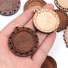 5 шт./Лот Случайная Смесь Винтажных Деревянных Баз для Кабошонов Заготовки Деревянные Кабошоны Подвески Лоточки DIY Украшения для Изготовления Ожерелий
