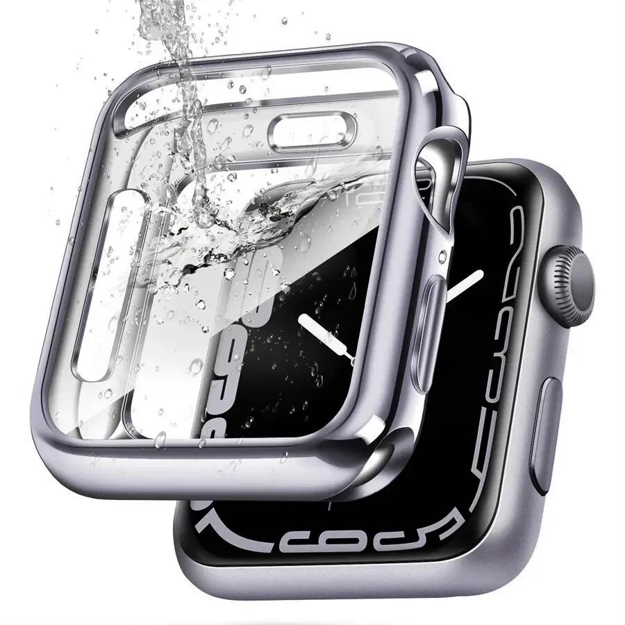 TPU Cover Accessories for watch case series 9 8 7 6 5 4 3 SE 41mm 45mm 42-44mm-40mm screen protector for watch band