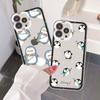 Penguin Kawaii Cartoon Phone Case For Samsung S 20 21 22 23 Lite Plus Ultra Clear Mobile Cover Funda