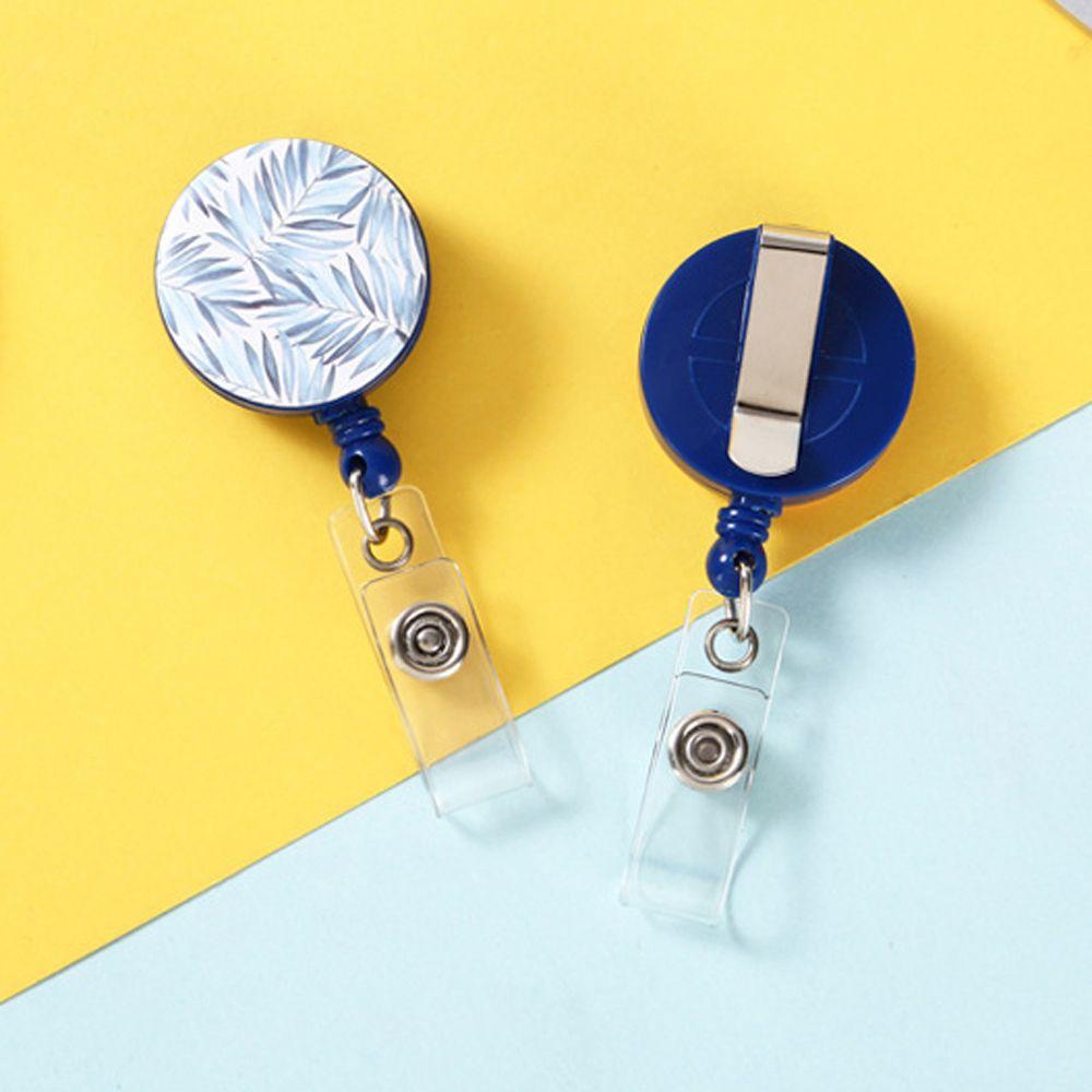 Work Card Clips Name Card Decorative Employee Name Badge Reel Retractable Badge Holder Nursing