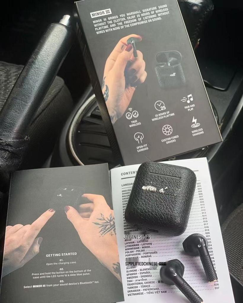 Marshall Minor ANC M4 Беспроводные внутриканальные спортивные наушники с шумоподавлением