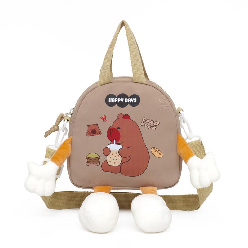 Kids Backpack For Preschool With Nylon Material And Cartoon Pattern