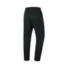 Li Ning Basketball Series Solid Color Straight Leg Fleece Comfortable Casual Pants Men Bottoms Black AKLU845-1