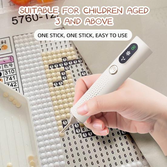 Ручка для рисования стразами Беспроводная электрическая ручка для рисования стразами Не требует воска Эргономичный комфорт Набор инструментов для нейл-арта со стразами