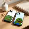 Смешной Чехол Для Телефона с P-Пепе Лягушонком Для iPhone 17,16,15,14,13,12,11 Plus,Pro,Max,Mini Силиконовый черный Мягкий Чехол