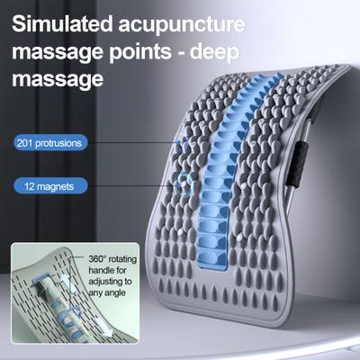 Эргономичный тренажер для спины, формирователь талии, декомпрессор позвоночника, сколиоз, ишиас, облегчение боли в пояснице, массажер, поясничная доска для хруста спины, растяжка