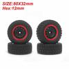 1/16 SCY 80mm RC Tires High Grip Skidproof Rubber Wheels 12mm Hex for SCY 16103 16104 16105 16106 PRO MN168 Off-Road Truck Parts