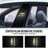 2 шт. Защитная пленка на центральную стойку с логотипом автомобиля, наклейка-декаль против царапин для Cruz Mai Rui Bao Cobalt Impala Onix SS pioneer Explorer Bolt EUV