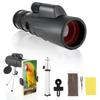 FOCUHUNTER Monocular Telescope with Porro FMC for and Birdwatching Variable Smartphone Adapter and Tripod 10-30X50mm High-Magnification Prism, Lens,