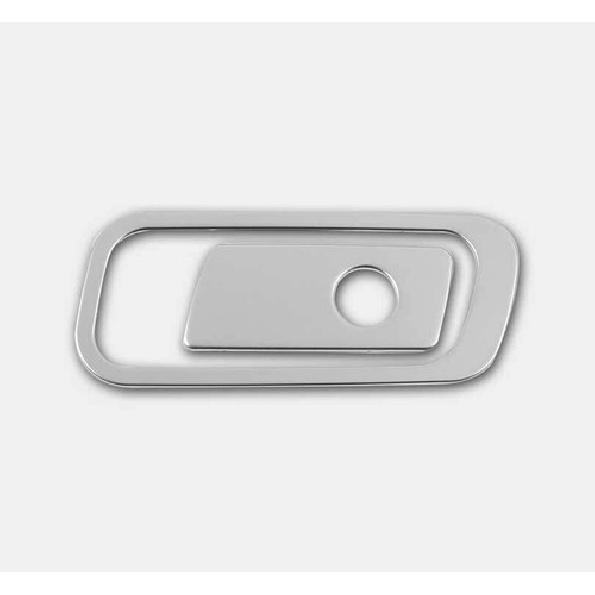 Co-Pilot Storage Box Handle Cover Trim Silver Steel For Cadillac CT5 -