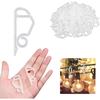 ABHU Christmas Light Clip Outdoor Gutter Hook Outdoor Light Clip Holiday Light Clip For Decoration