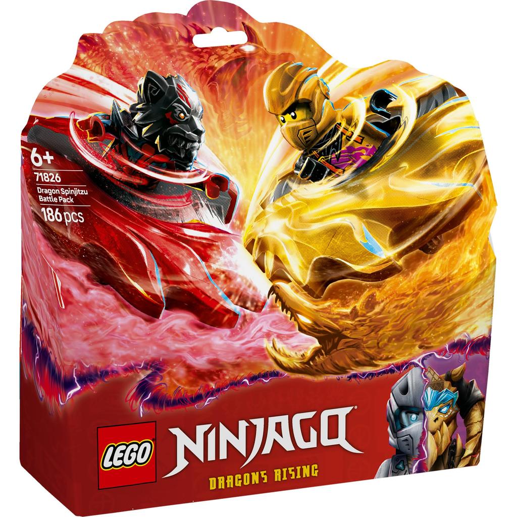 LEGO Ninjago Dragon Spinjitzu Battle Pack Игрушечный блок образовательный 678 Боевой робот 71826