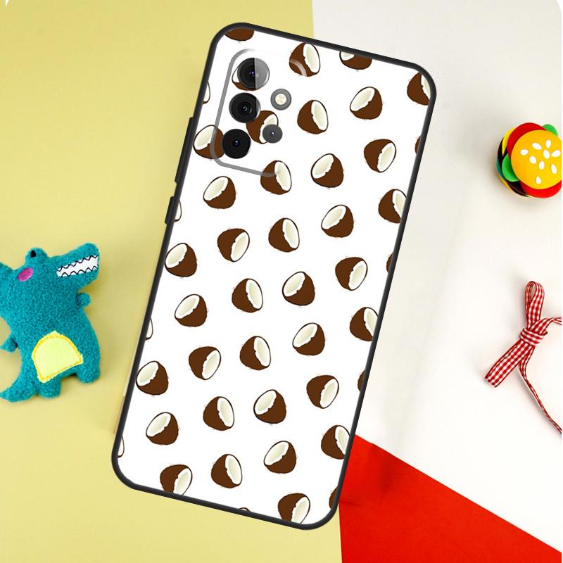 Летние Фрукты Кокос Для Samsung Galaxy A53 A33 A13 A54 A34 A14 A55 A35 A15 A05 A06 A16 A22 A32 A52 Чехол для Телефона