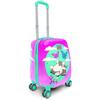 coral high Детский детский чемодан с рисунком кота, зеленого и розового цвета, 16709