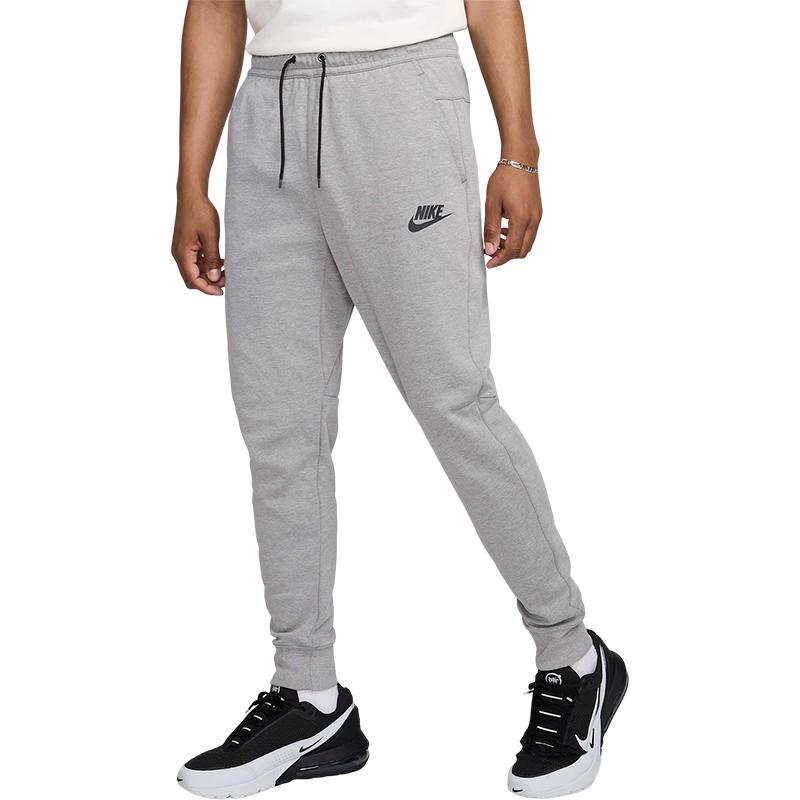 Nike Мужские вязаные спортивные штаны серые с умеренной манжетой DD5294-002