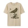 Nevermore The Raven Edgar Allan Poe Dark Academia Literature Casual T-Shirt New Summer/Fall Tops & Tees Cotton Men