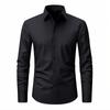 Men's Four-Way Stretch Wrinkle-Resistant Plus Size Shirt