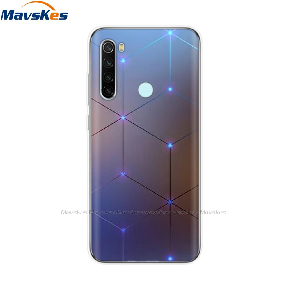 Чехол для телефона для Xiaomi Redmi Note 8T Чехол 6,3" Силиконовый Мягкий ТПУ Задняя крышка для Redmi Note 8 8T Note8 Pro Чехол Защитный корпус Coque