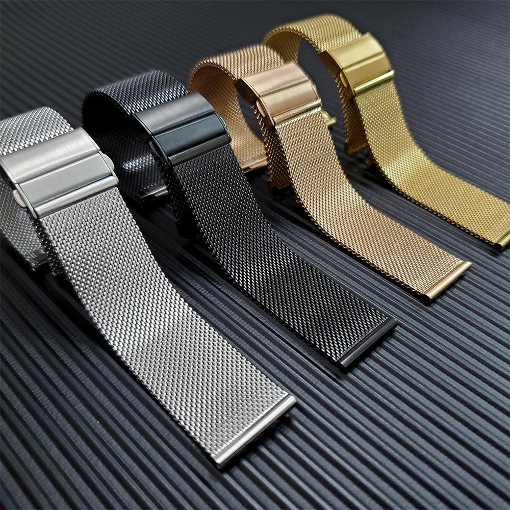 Metal mesh belt watchband For Samsung Galaxy Watch3 Smartwatch Wrist Strap for Samsung Watch 3 45mm 41mm Milanese Band Bracelet