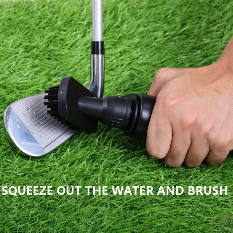 Golf Club Cleaning Brush with Water Dispenser, Golf Club Brush Grooves Cleaner Golf Cleaning Brush Golf Brush Cleaner