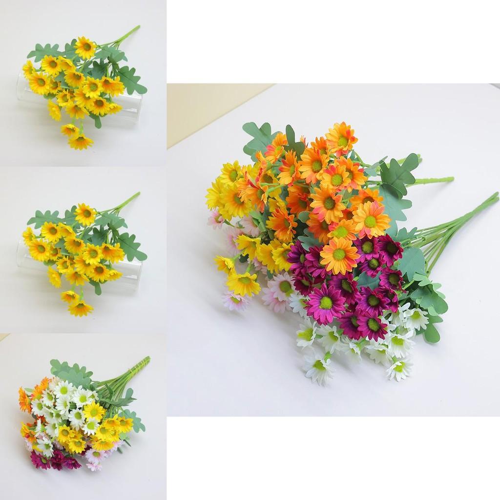 Miniature Faux Chamomile Flower Arrangement For Wedding Centerpieces Photo Shoots Home Decor