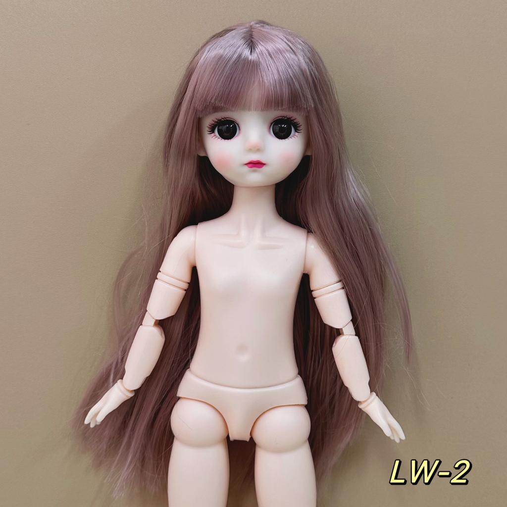 6 минут 30 см BJD тело голая кукла 3D реальные глаза общие мышцы 20 суставов милая кукла меняющаяся девочка игрушка