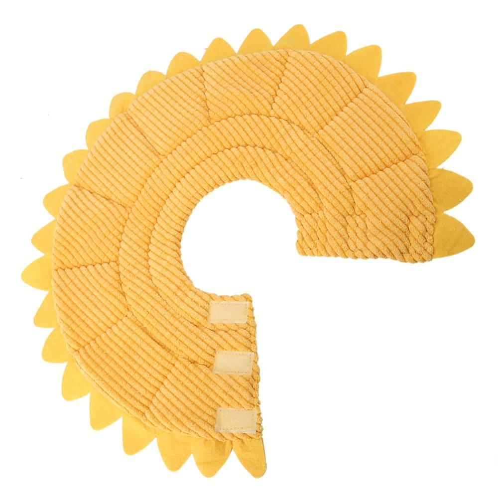 Sunflower Shaped et Recovery Collar Adjustable Fit Dog Cone Collar  Skin Irritation Relief