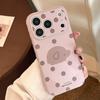 Милый мультяшный чехол для телефона с рисунком слона в горошек для iPhone 17 и iPhone 17 Pro Max