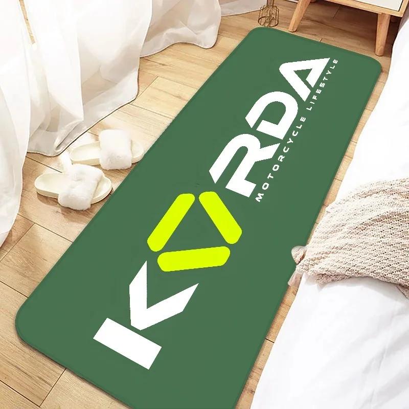 K-Korda Tackle Non-Slip Floor Mat Washable Carpet for Entrance Stylish Rug for Living Room or Hallway Decor Durable Doormat