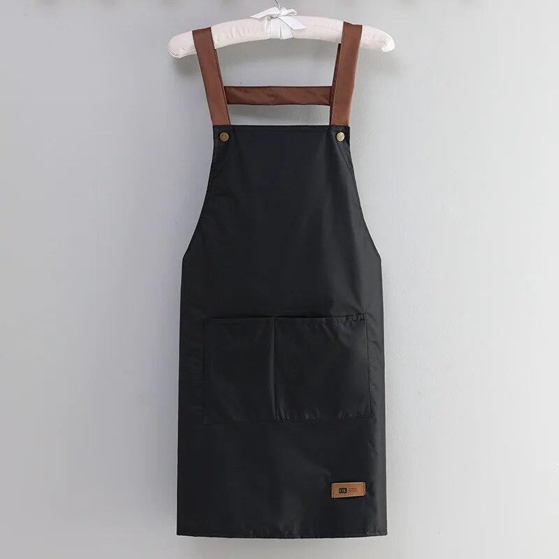 Новый противообрастающий фартук, водонепроницаемый и маслостойкий, модный фартук для домашней кухни, рабочая одежда для взрослых