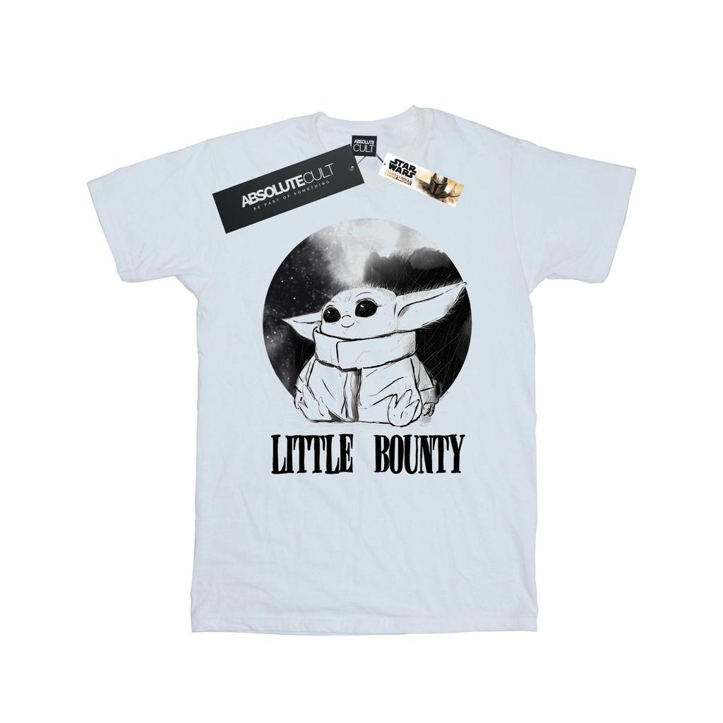 Star Wars Mens The Mandalorian Little Bounty T-Shirt