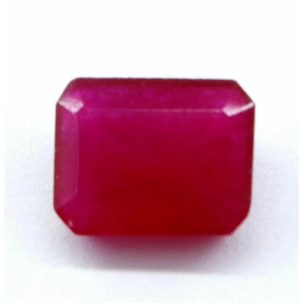 Certified Natural Utah Red Beryl Bixbite Emerald Cut 7.90 Ct Beautiful Gemstone