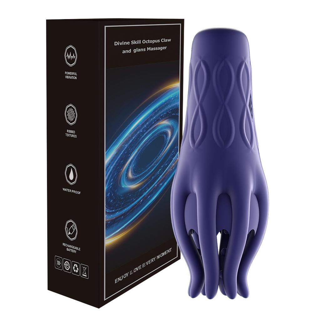 Vibrating Male Masturbator Glans Vibrator Electric Penis Massager Delay Trainer Exerciser Vibrations Stimulator Adult Sex Toys