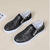 Flat Women's Shoes Large Size Spring/Autumn Sequin Casual Sports Shoes Women's Board Shoe Designer Sneakers for Women Slip-On