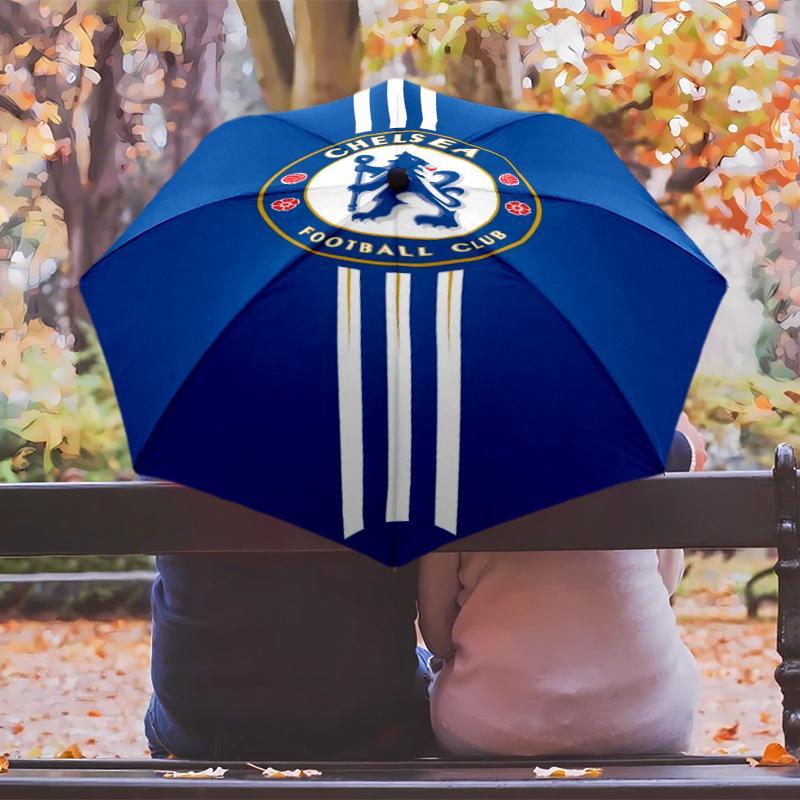 C-Chelsea Umbrella with Automatic Open/Close & Self-8-Rib Heavy-Duty Umbrella, Compact Travel Umbrella Suitable for Outdoor