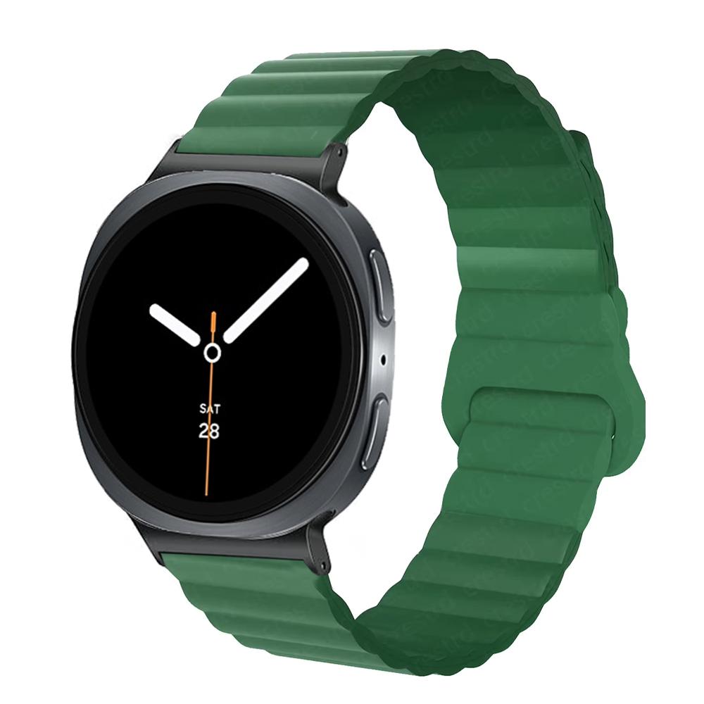 Магнитный ремешок для Samsung Galaxy watch 8/8 classic/ultra 44мм 40мм 46мм 47мм Силиконовый наручный браслет correa Galaxy watch8 Ремешок