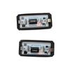 2x ксеноновые белые 18SMM для Fiat 500 500C 2007-2016 светодиодные лампы подсветки номерного знака