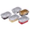 10шт прямоугольные формы для выпечки из алюминиевой фольги с крышкой, инструменты для выпечки