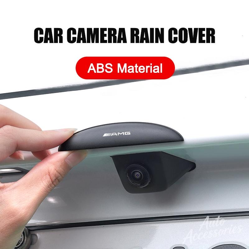 CQO1 Car Reverse Camera Rain Cover ABS Rain-Proof Shade Cover For Mercedes Benz AMG C200 W108 W124 W126 W140 W168 W169 W176 Sticker