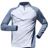 Men's Quick-Dry Half-Zip Training Suit: Long-Sleeve Top and Trousers for Running and Fitness