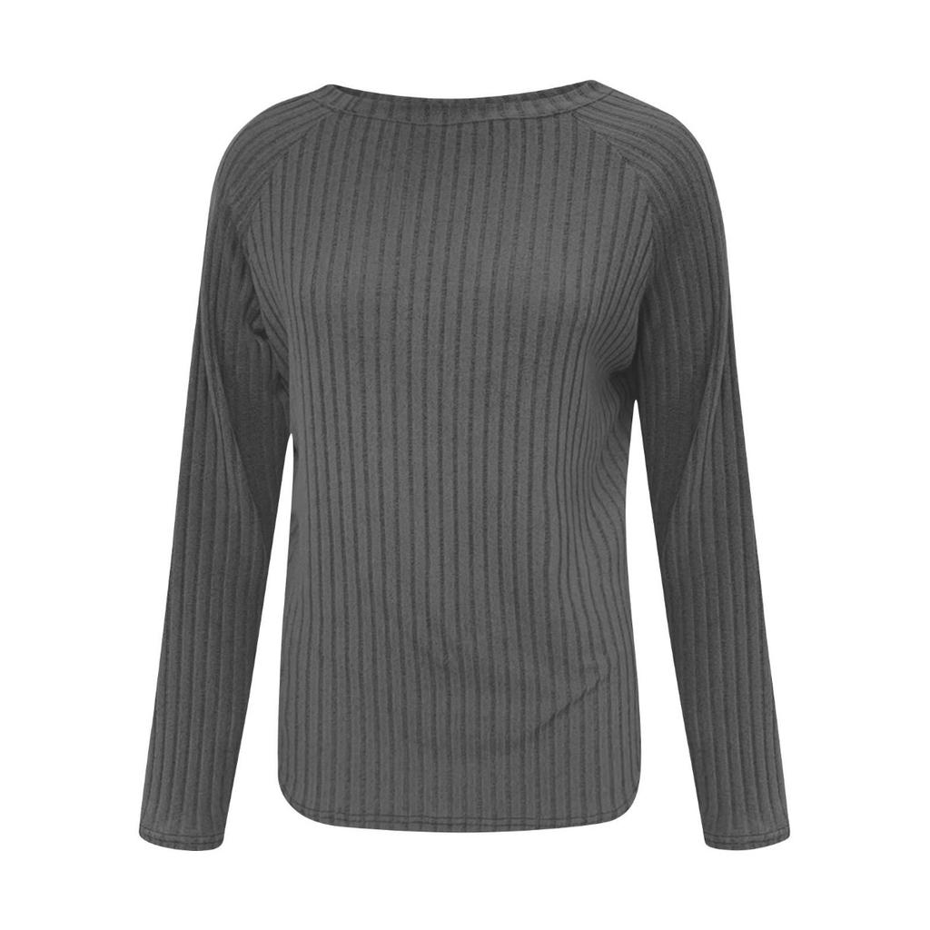 Женский новый свободный топ с круглым вырезом и высоким-низким изогнутым подолом, футболка